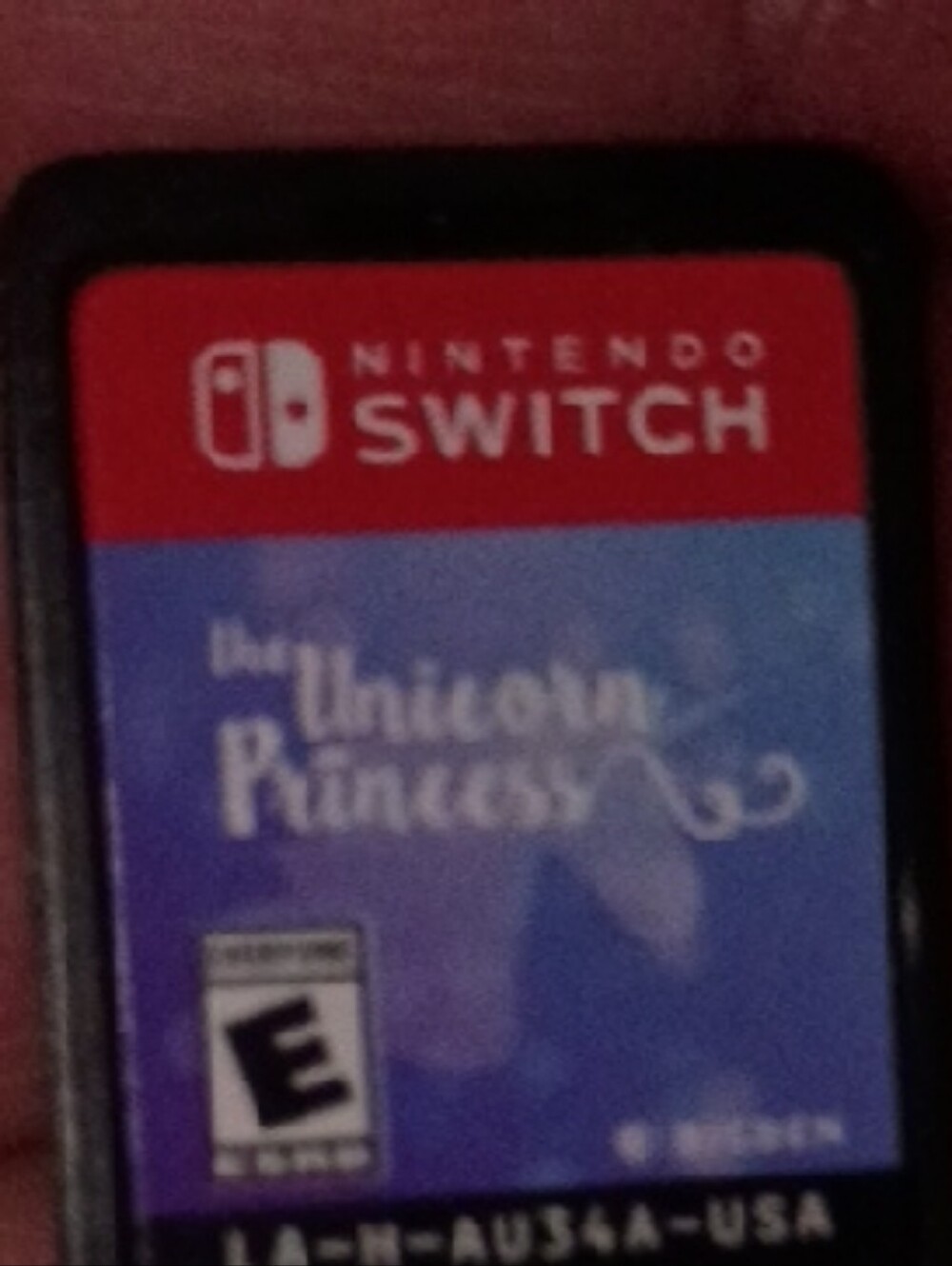 Nintendo Switch - The Unicorn Princess Game Card (red/blue/purple)